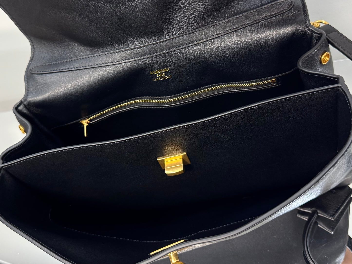 BLCG Medium Leather Rodeo Handbag(32x6.5x20cm)