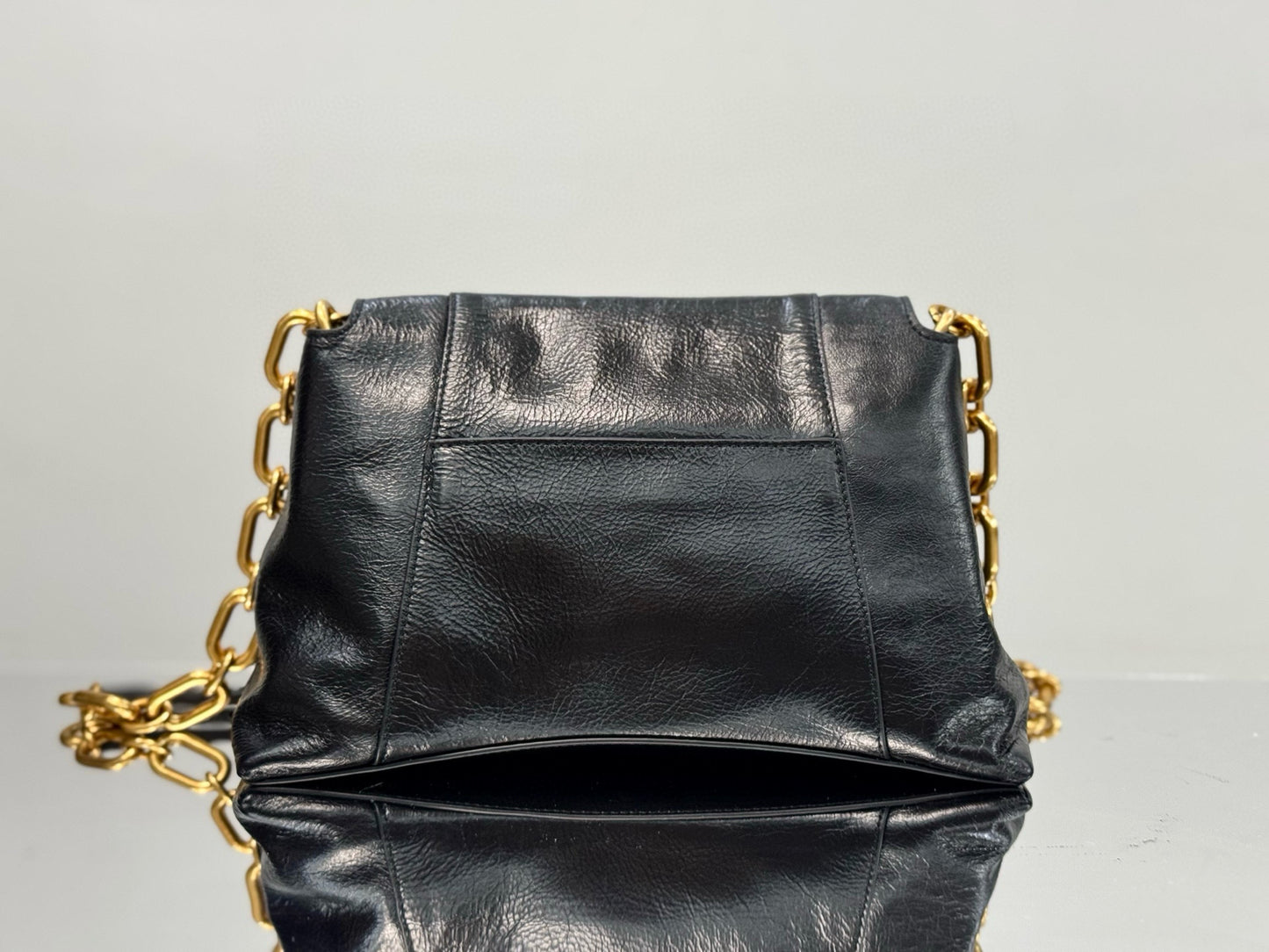 BLCG Downtown Chain-Handle Leather Shoulder Bag