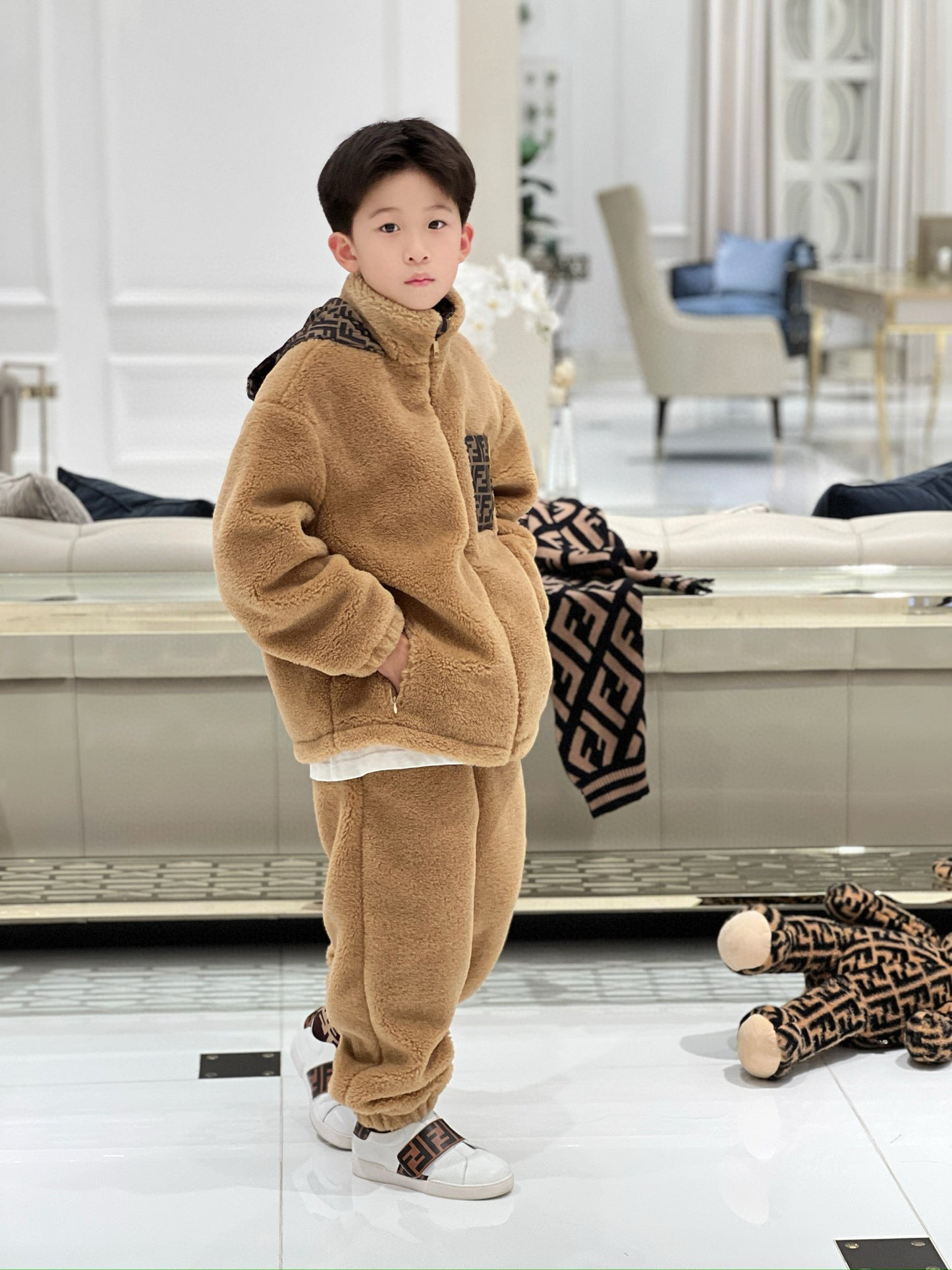 Fendi Jacket/Long Pant Set