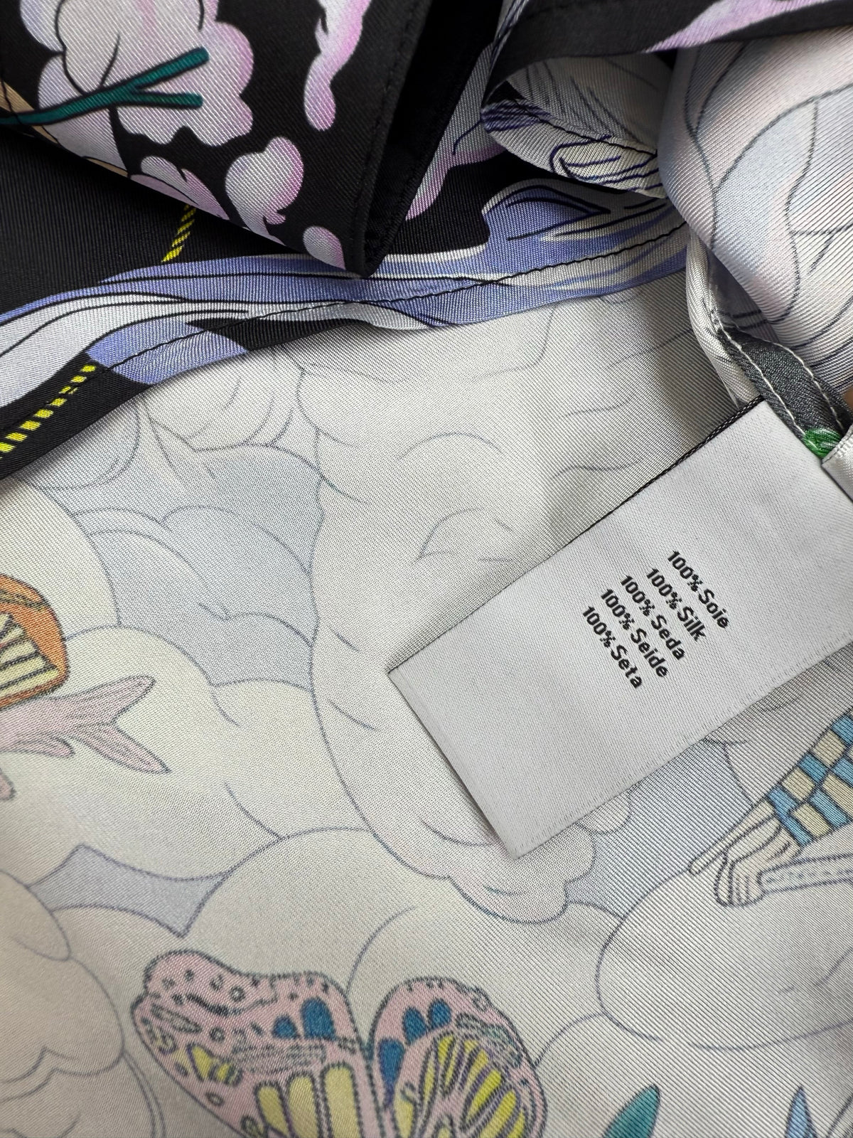 Hermes Long Sleeve Silk Shirt