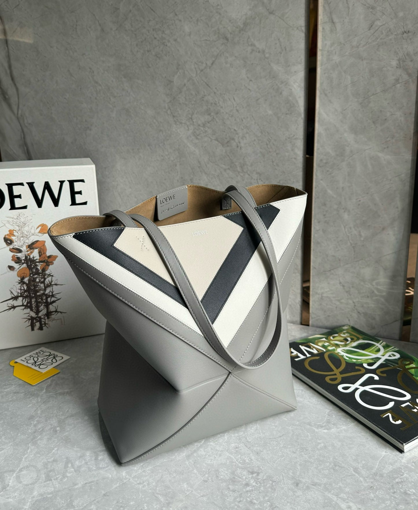 Loewe Puzzle Fold Tote Bag(25.5x14.5x31.5cm)