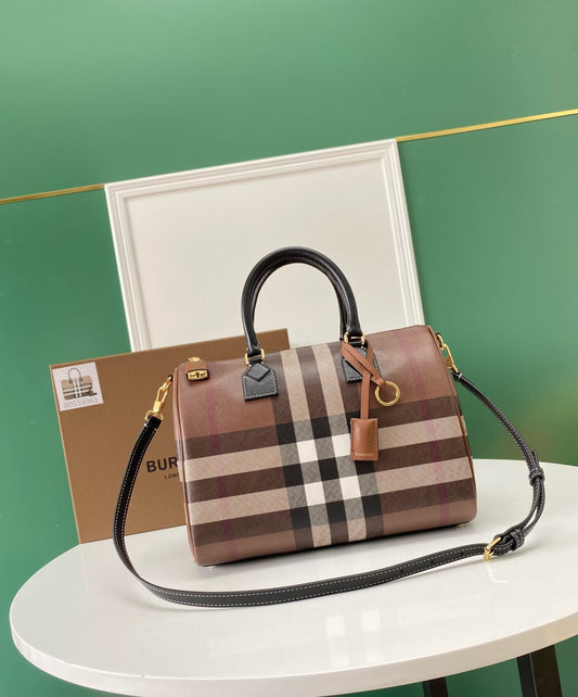 Burberry Medium Check Bowling Bag
