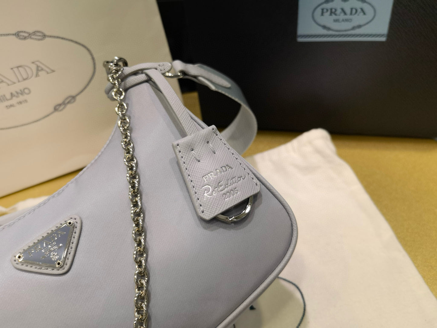 PD Re-Nylon Saffiano Bag