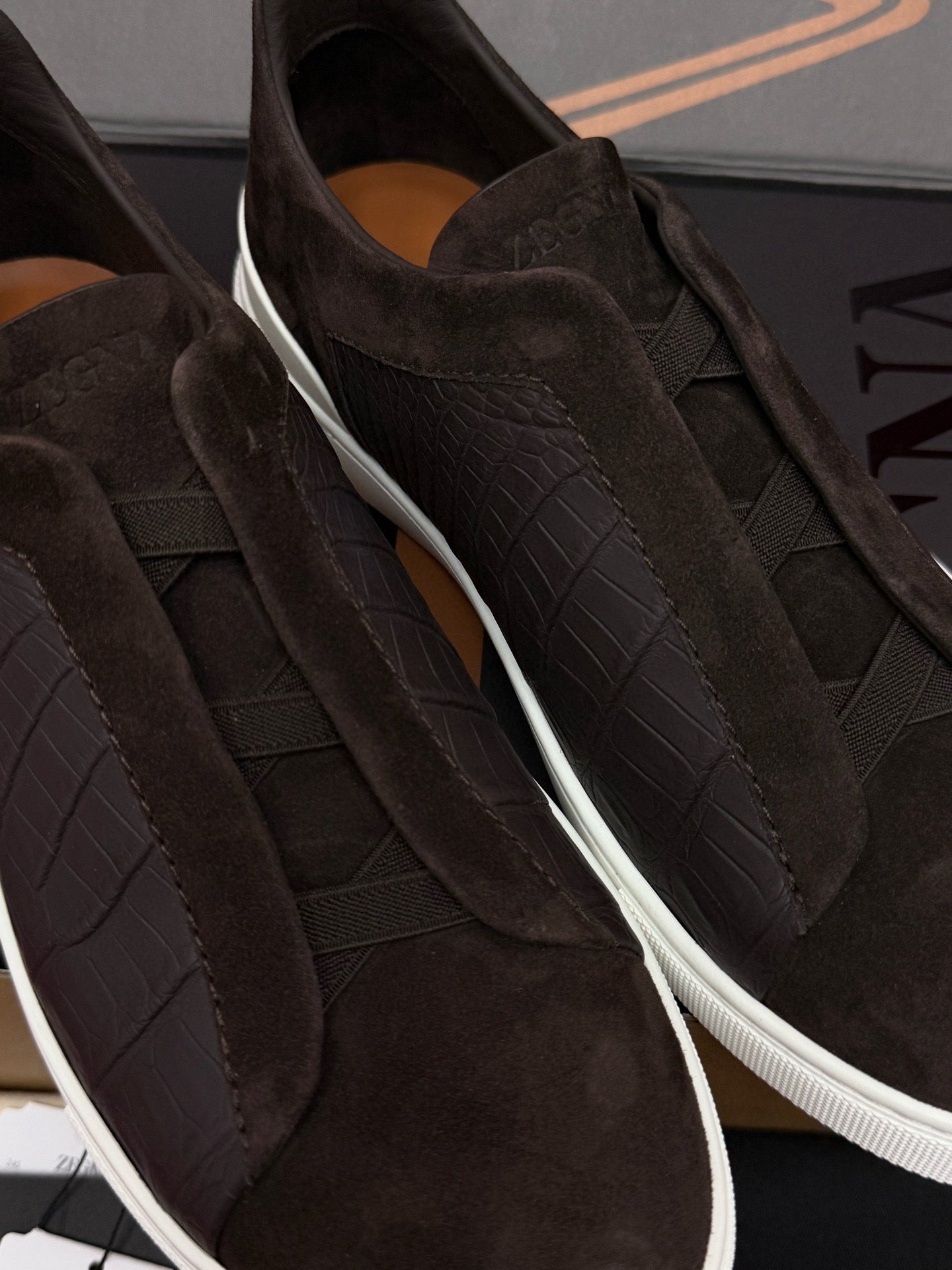 Zegna Alligator Sneakers