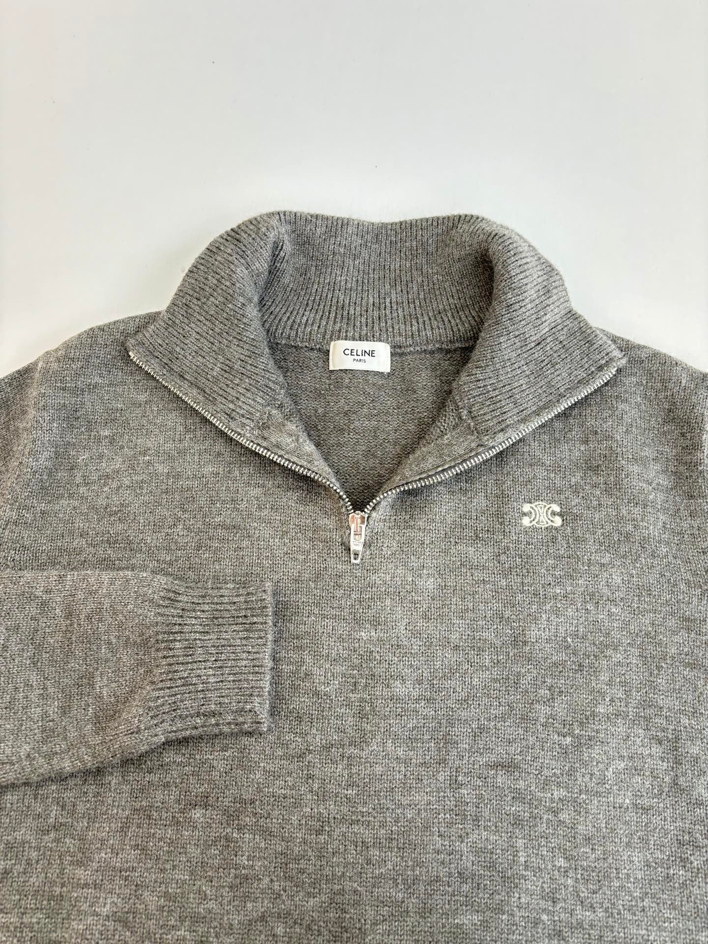 Celine Half- Zip Sweater