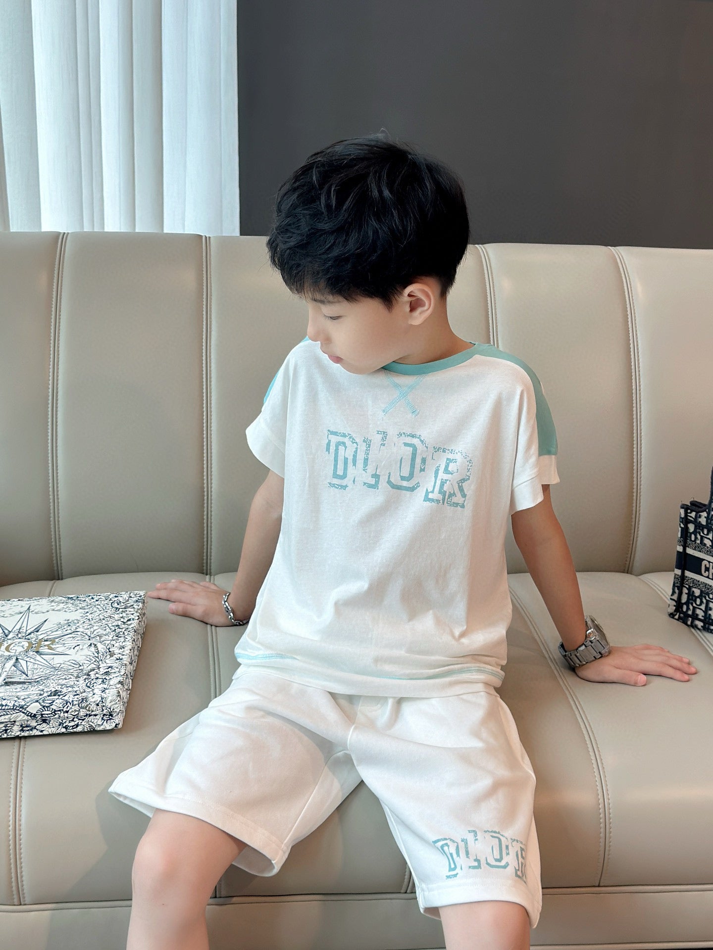 Dior T-shirt/Short Pant Set