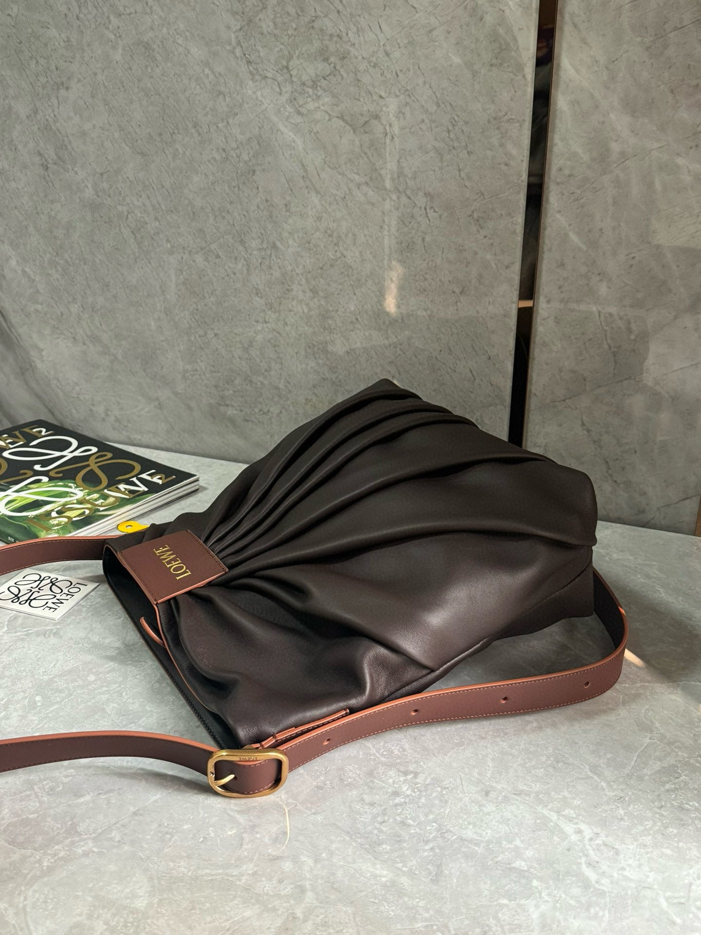 Loewe Draped Tote Bag(29x13x30cm)