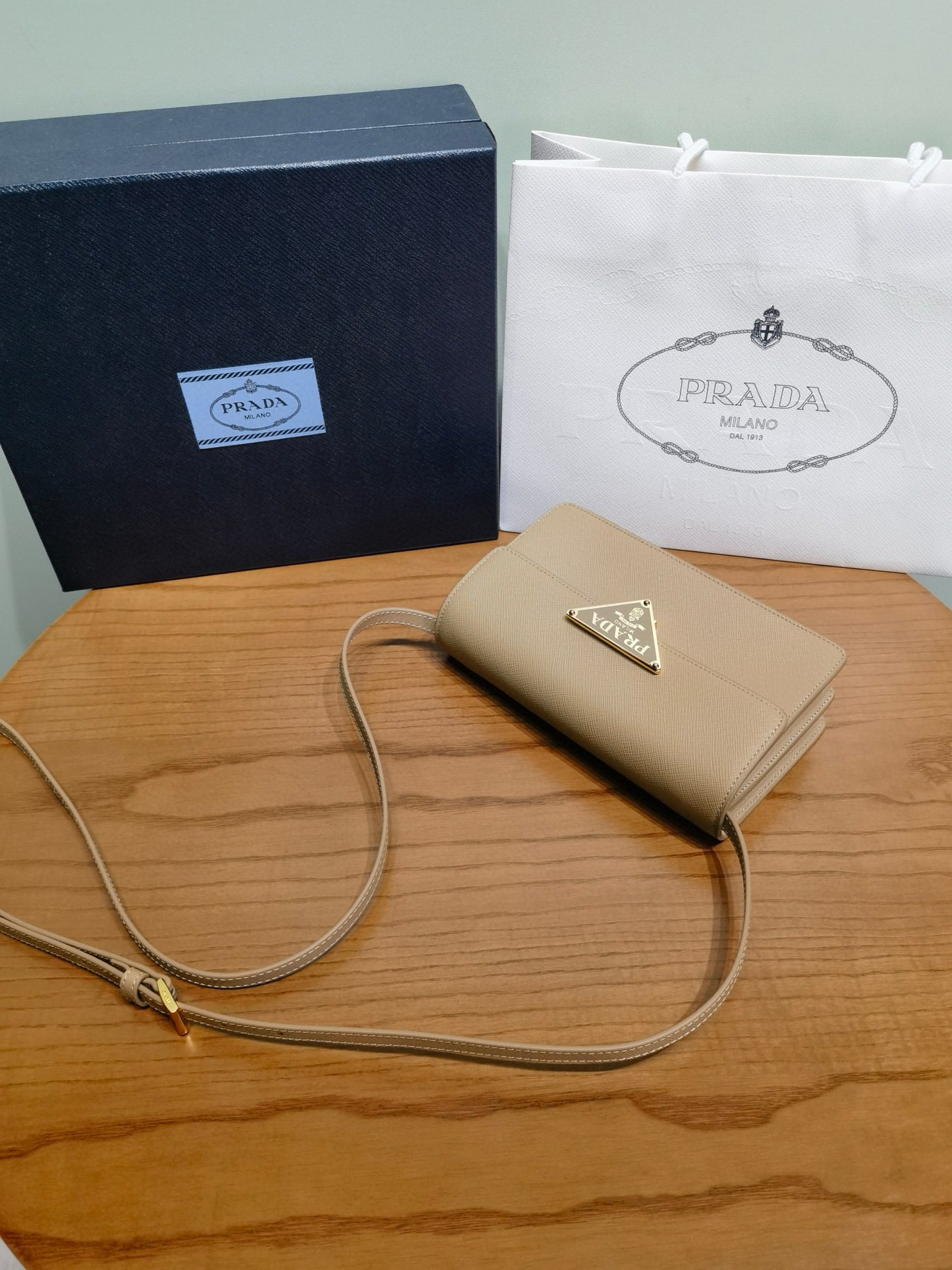 Prada Saffiano Cross Body Bag