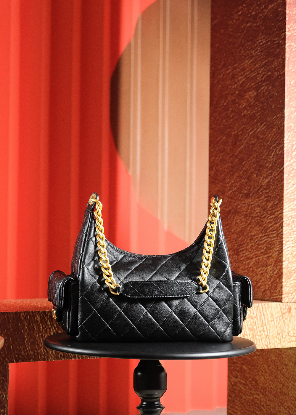 Chanel 25C Hobo Bag (27x35x18cm)