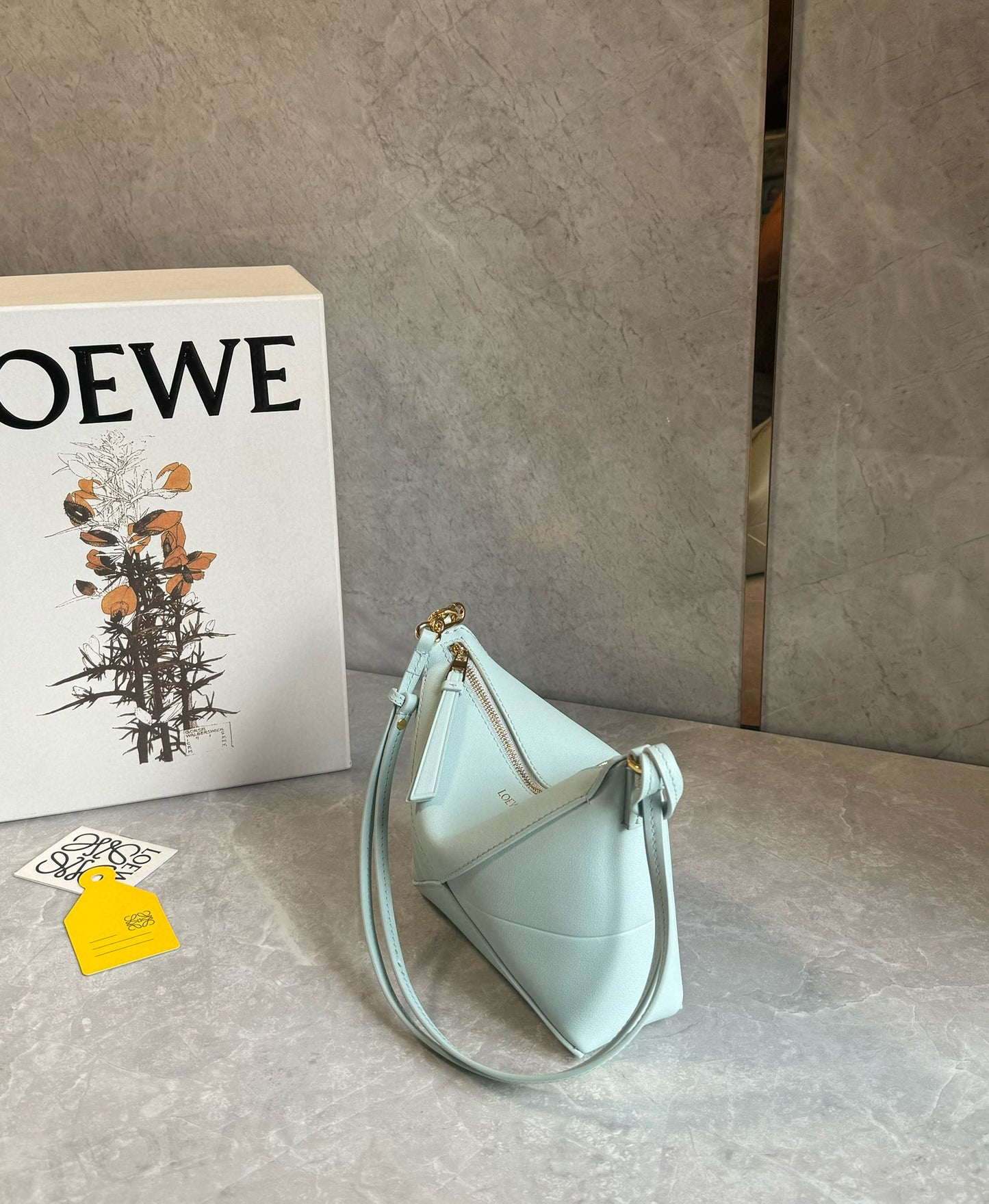 Loewe Puzzle Fold Pouch Mahjong Bag(23x6.5x15.5cm)
