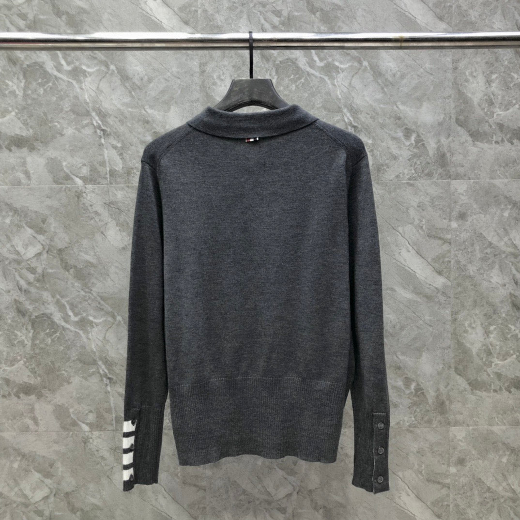 Thom Browne Long Sleeve Polo
