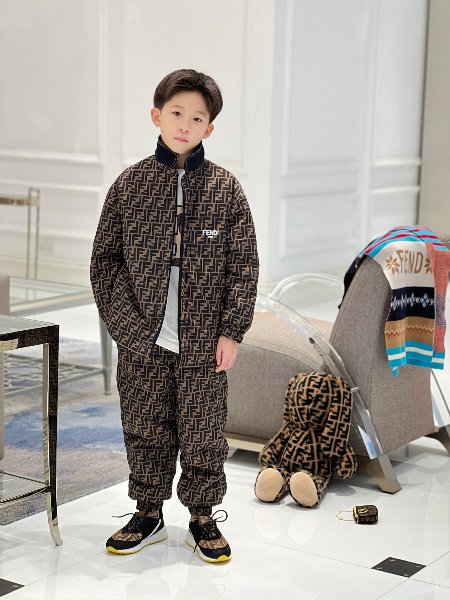 Fendi Jacket/Long Pant Set