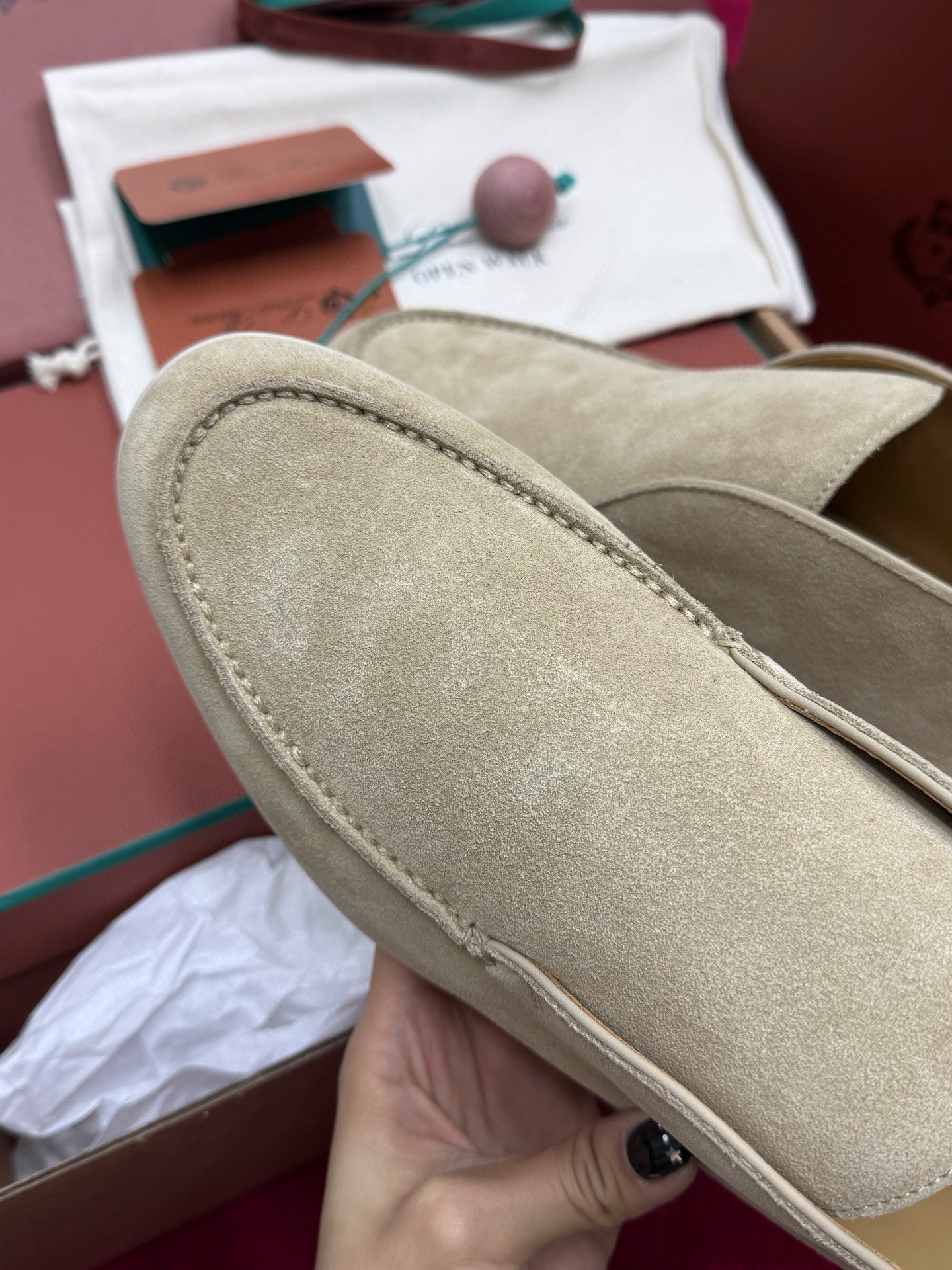 Loro Piana Open Walk Loafers