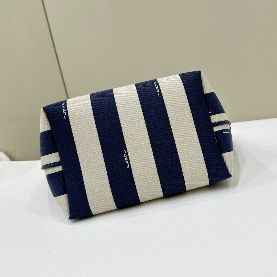 Fendi Pequin Roll Tote Bag (Medium)