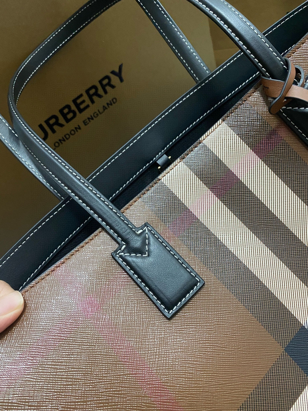 BBR Medium Check Tote Bag