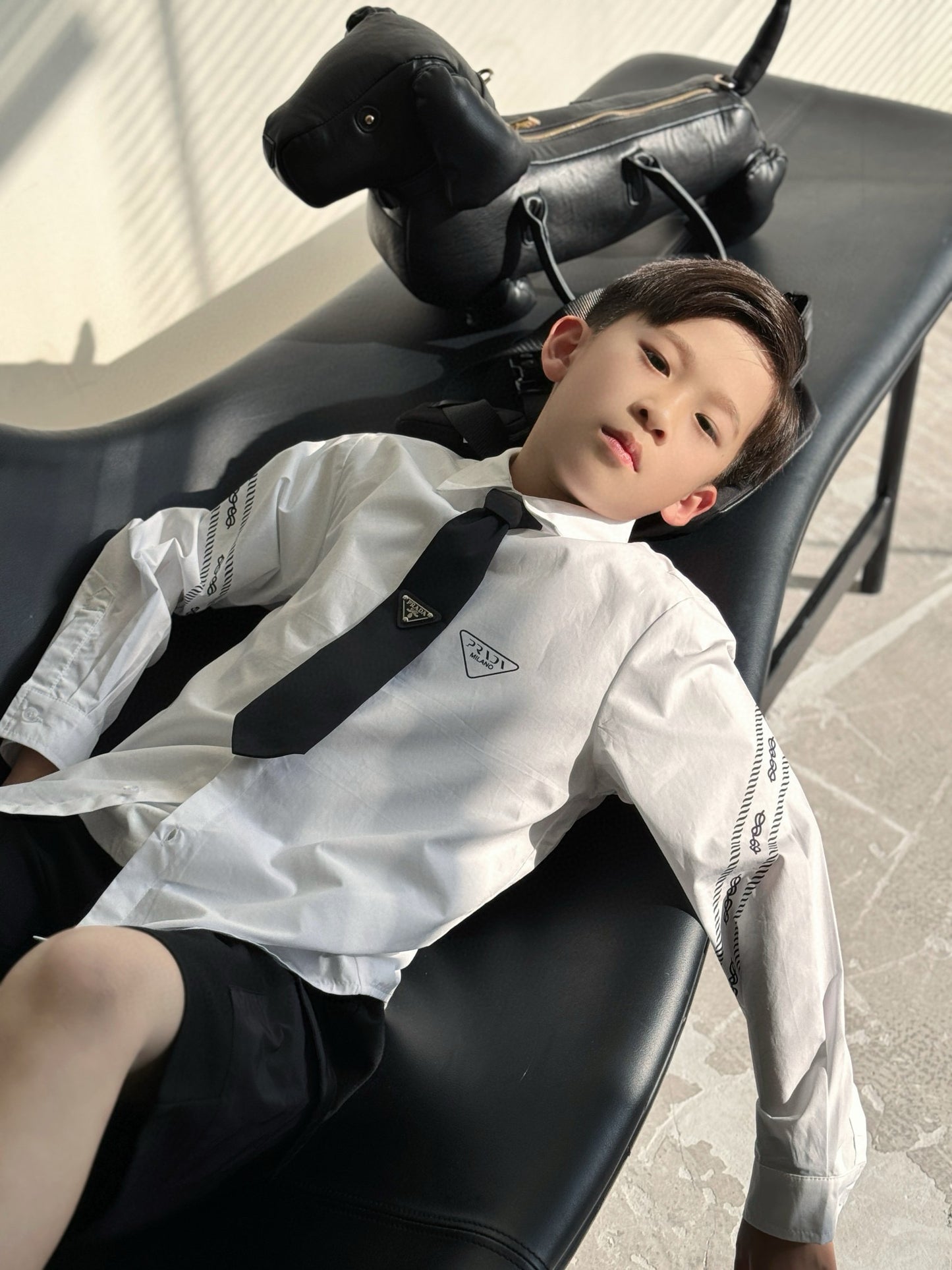 Prada Long Sleeve Polo