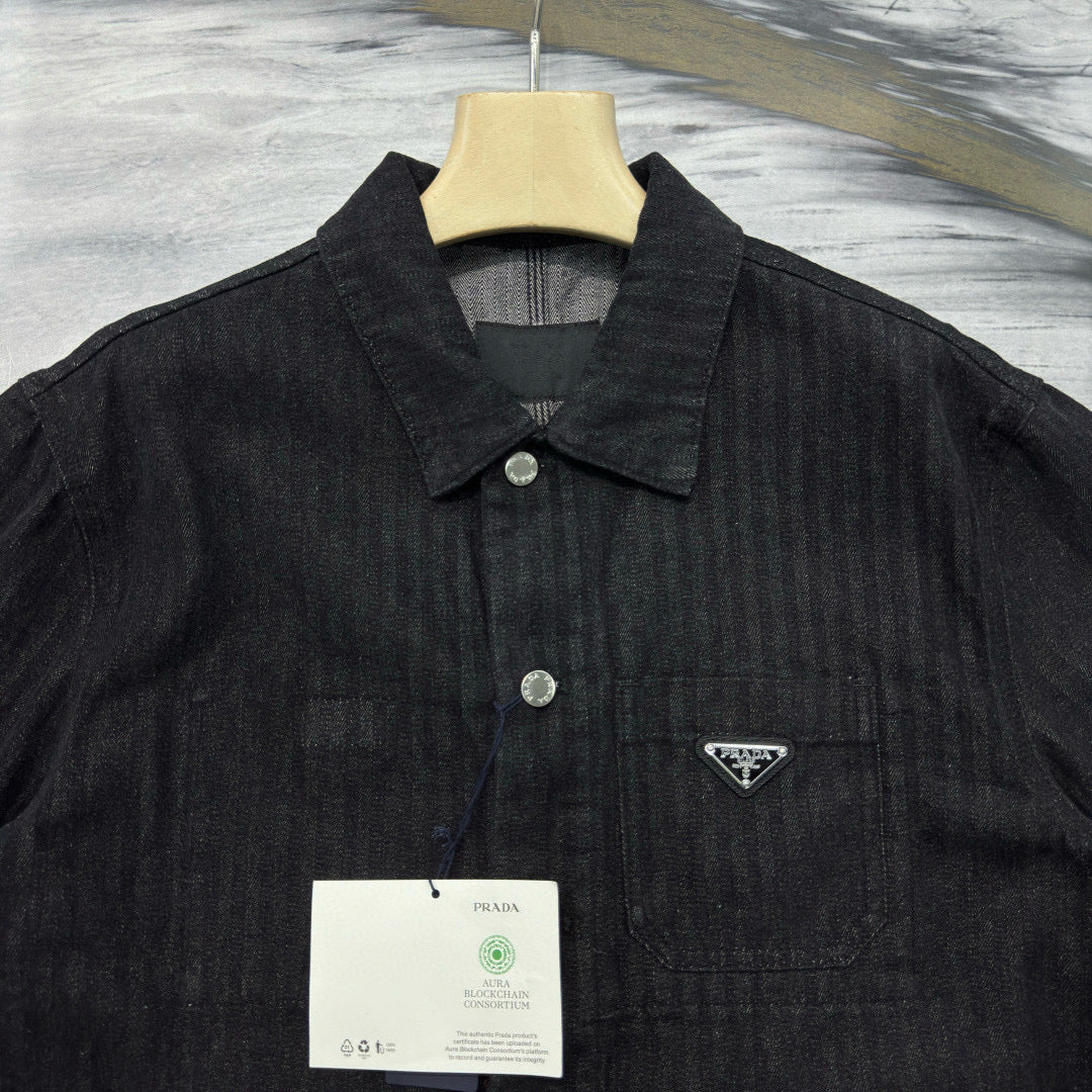 Prada Denim Blouson Jacket