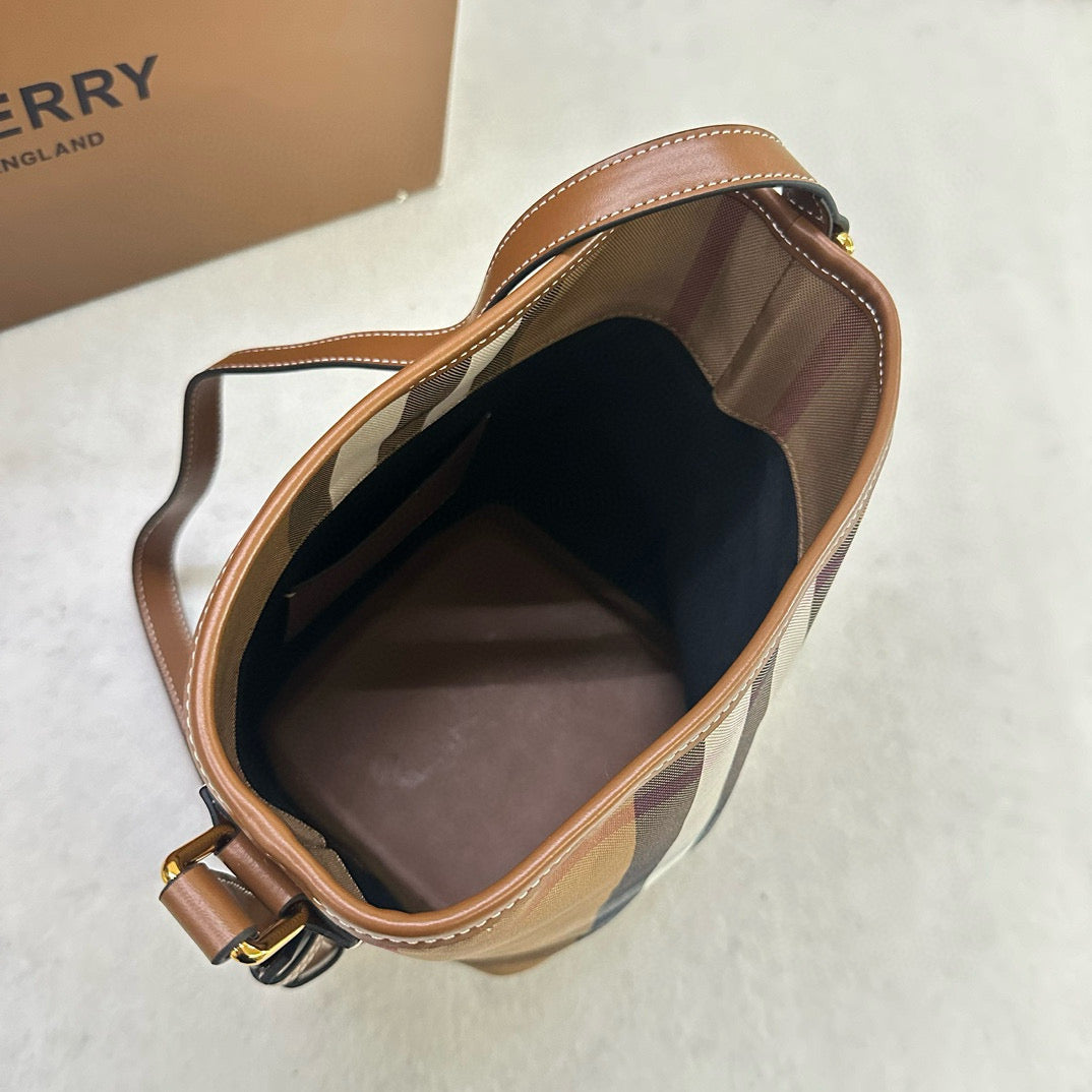 BBR Check Mini Bucket Bag