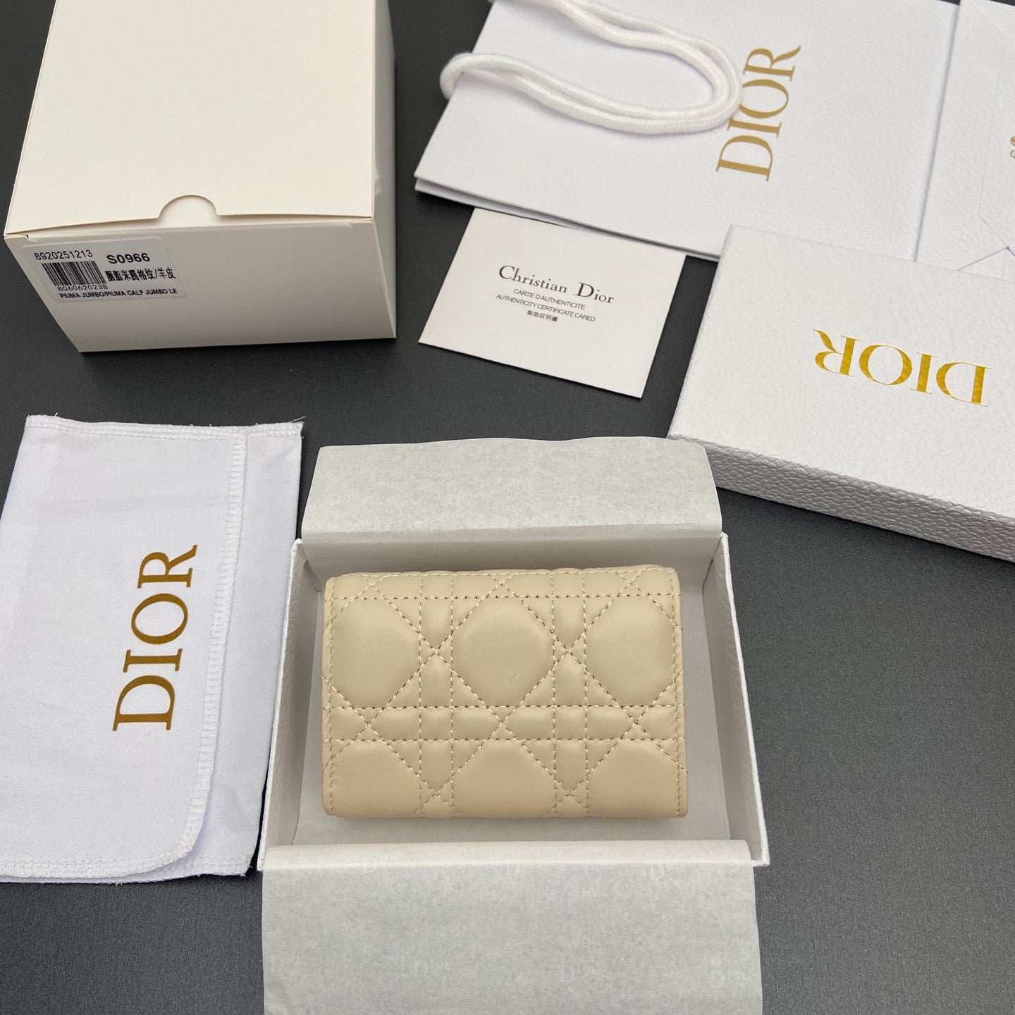 Dior Jolie Glycine Wallet
