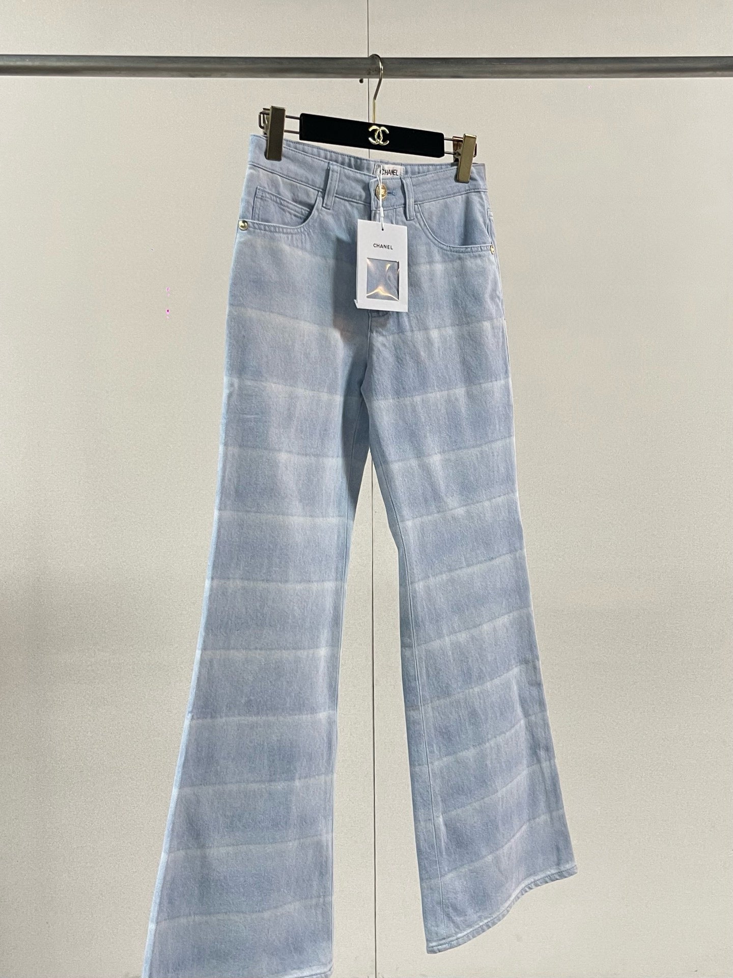 Chanel Denim Jacket With Pants Set
