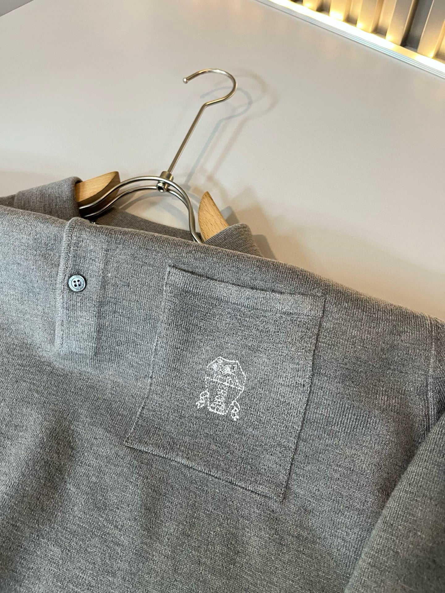 Brunello Cucinelli Long Sleeve Polo