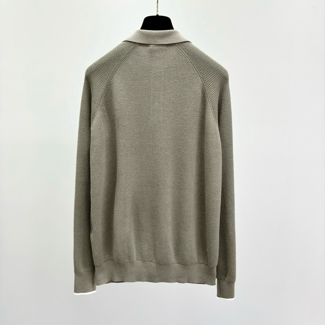 Brunello Cucinelli Long Sleeve Polo