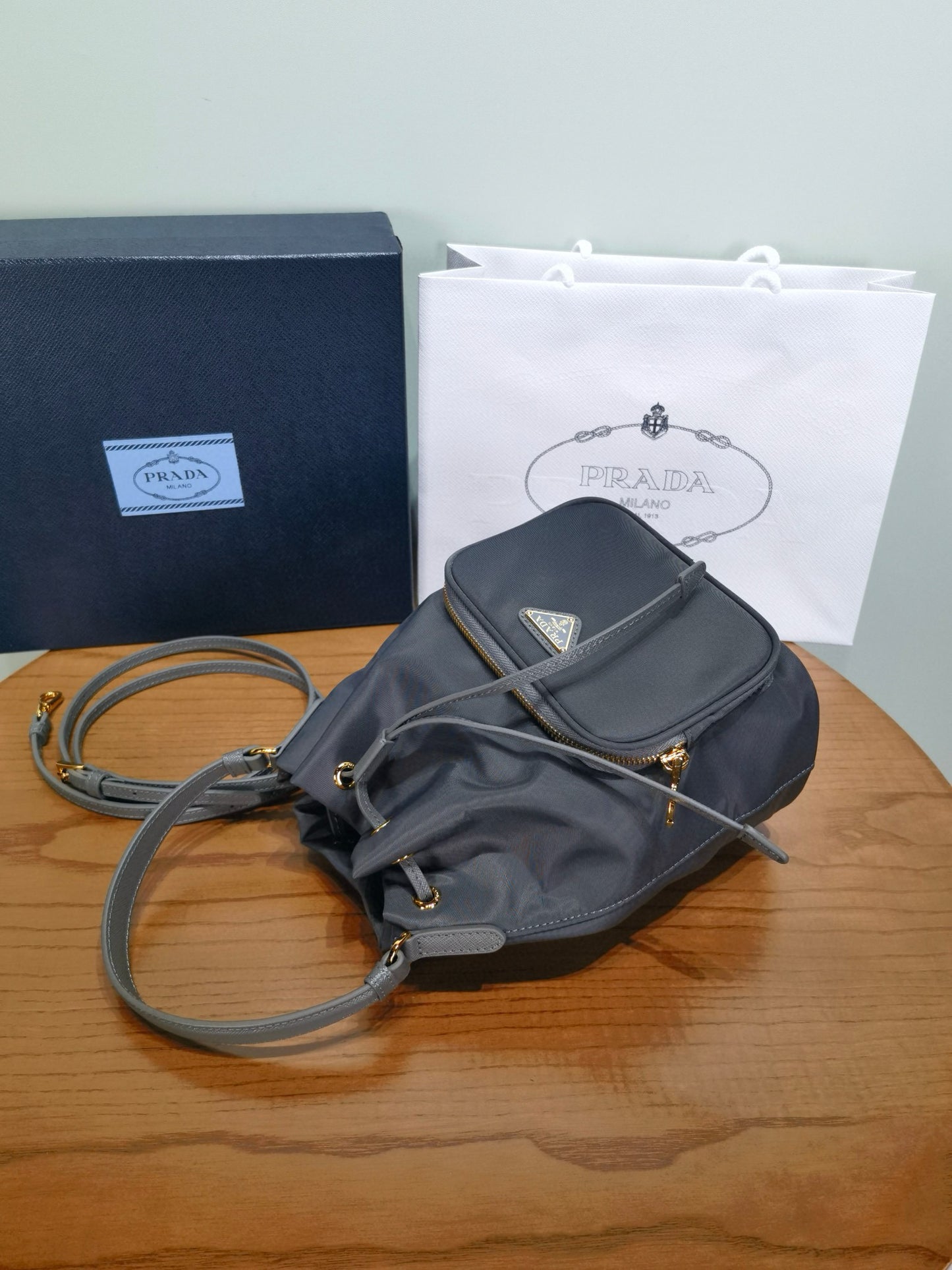 Prada Bucket Shoulder Bag