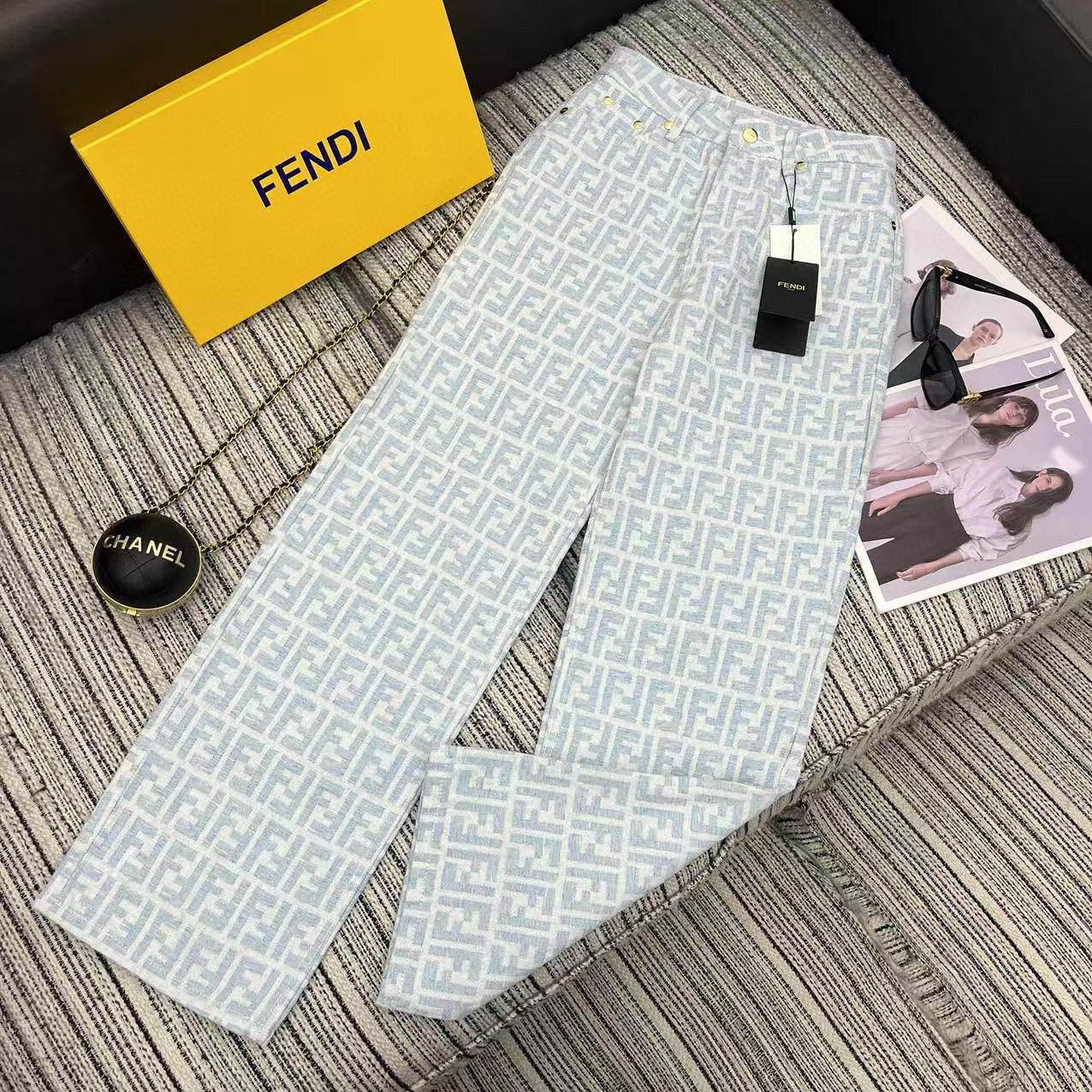 Fendi Long Jeans