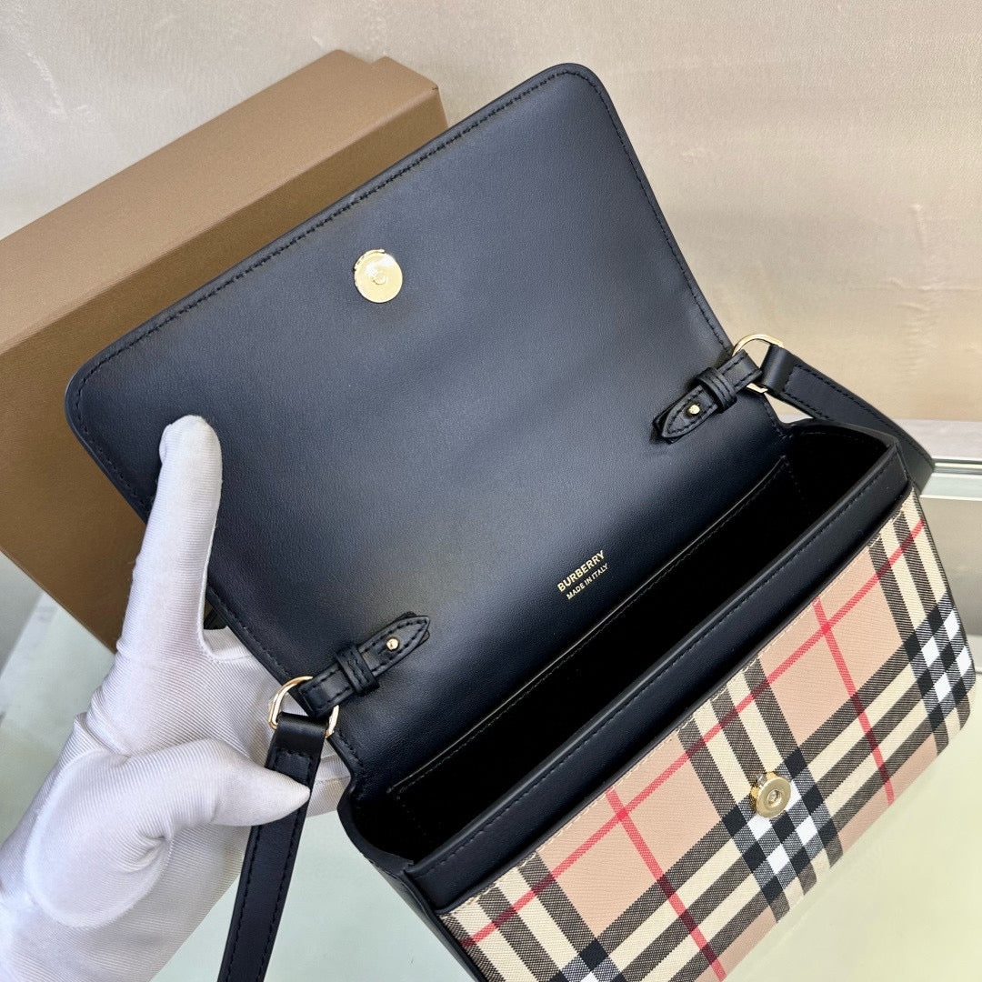 BB Hampshire Check Derby Crossbody Bag