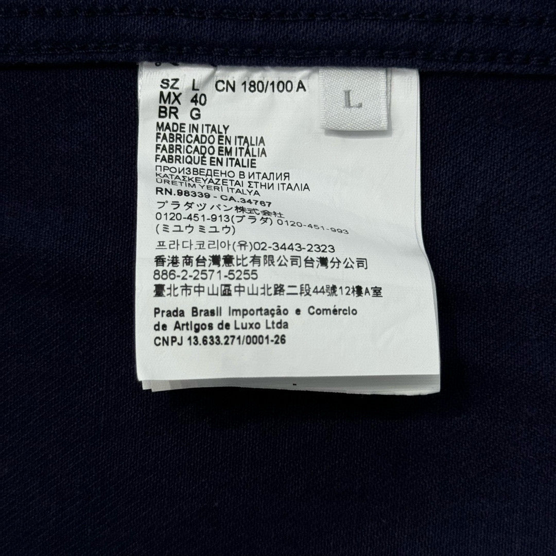 Prada Denim Shirt With Hood