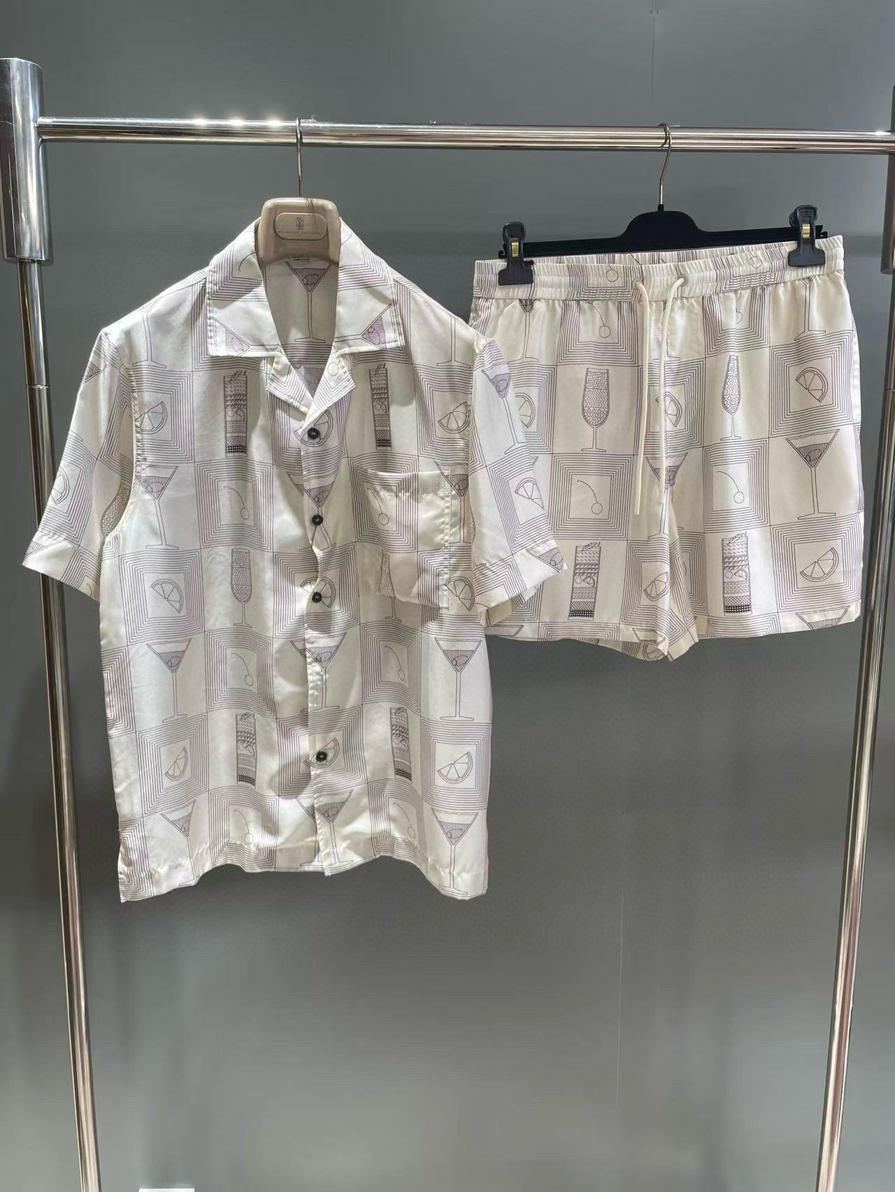 Loro Piana Silk Shirt Set