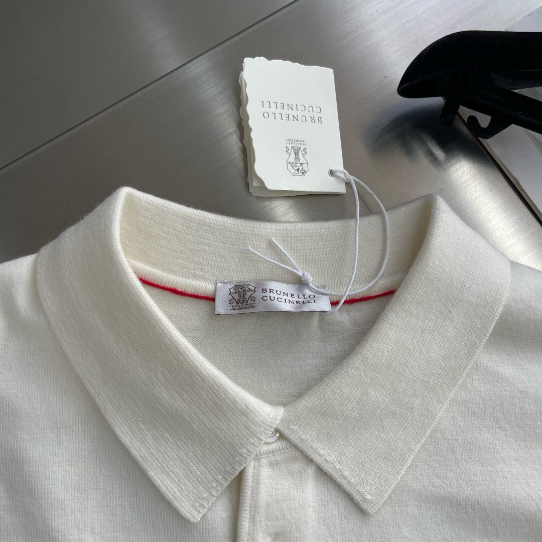 Brunello Cucinelli Long Sleeve Polo