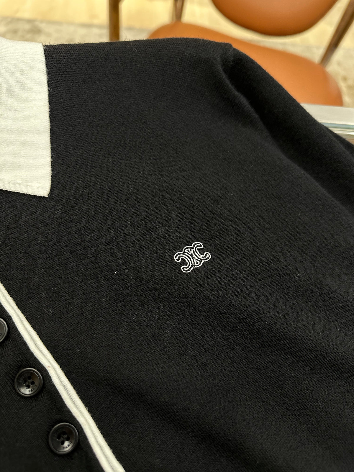 Celine Long Sleeve Polo