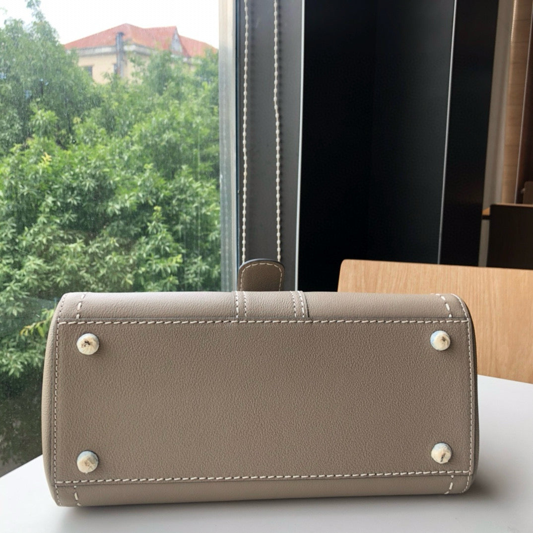 Delvaux Brillant MM Surpique Handbag