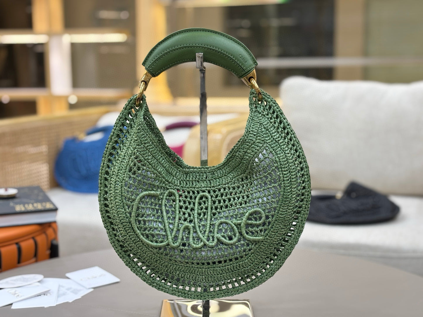 Chloe Summer Banana Hobo Bag