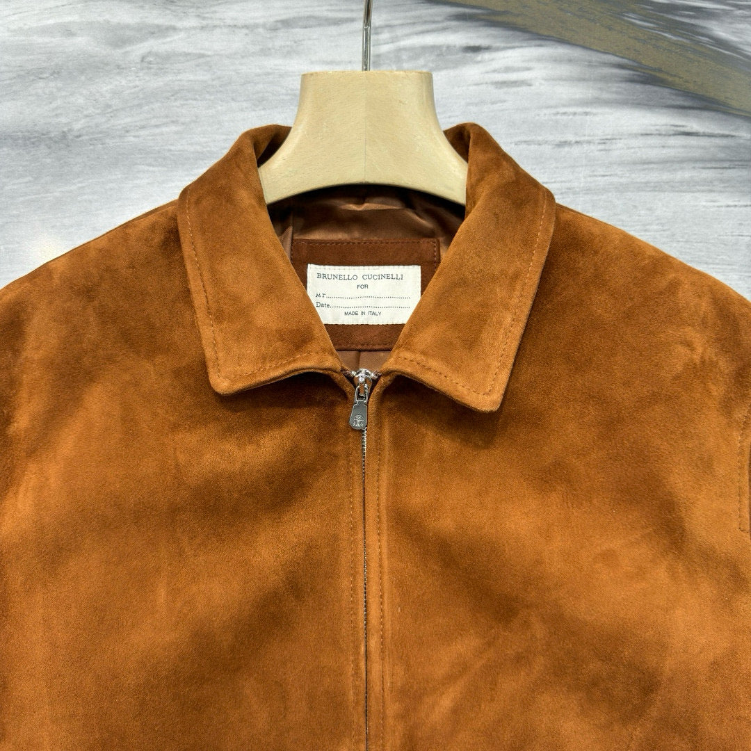 Brunello Cucinelli Leather Jacket