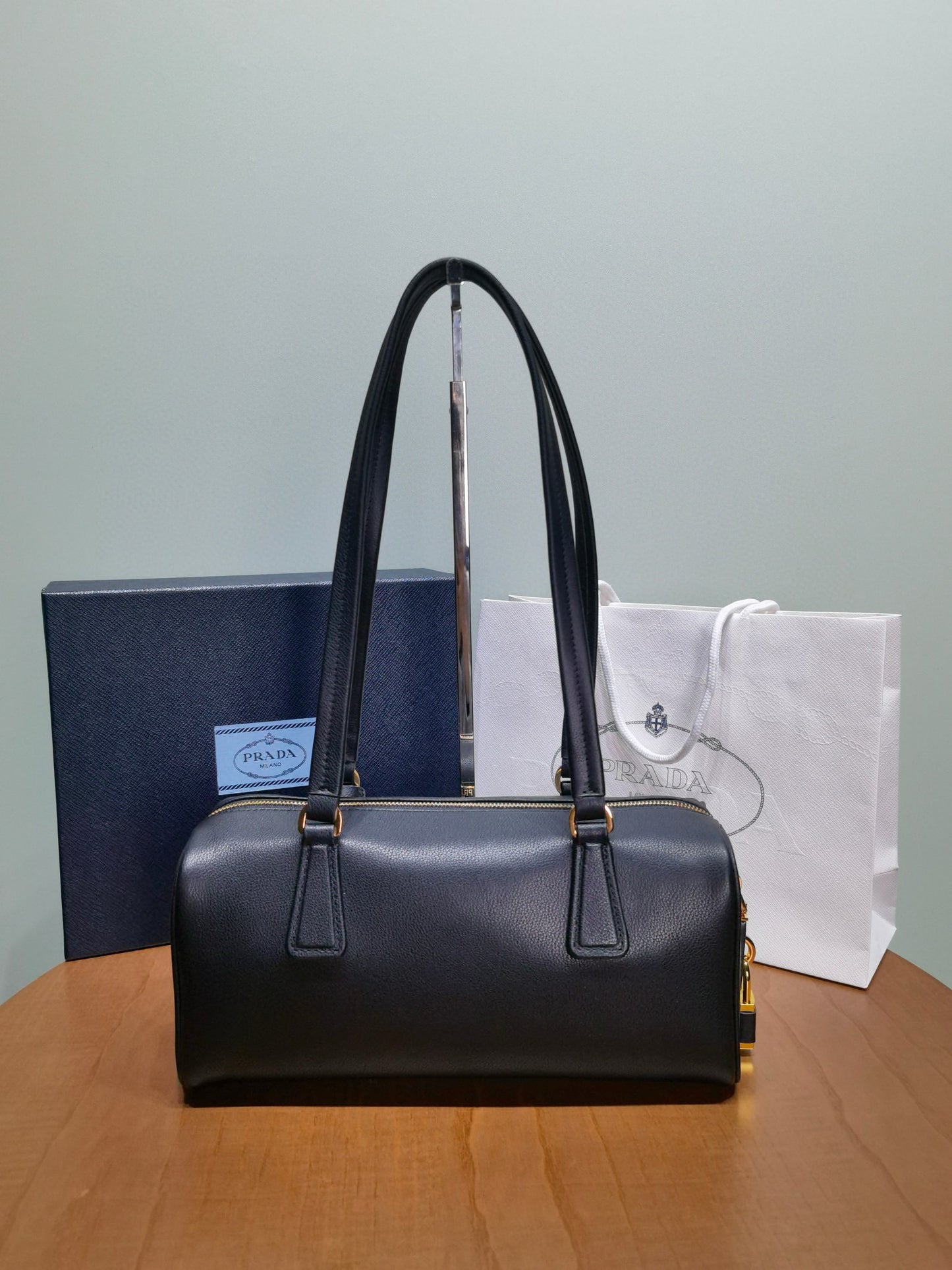 Prada Lock Shoulder Bag