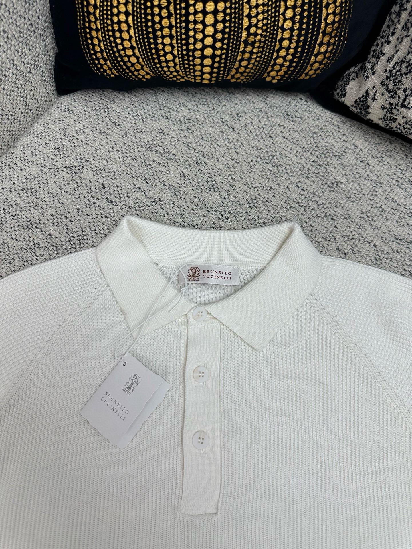 Brunello Cucinelli Long Sleeve Polo