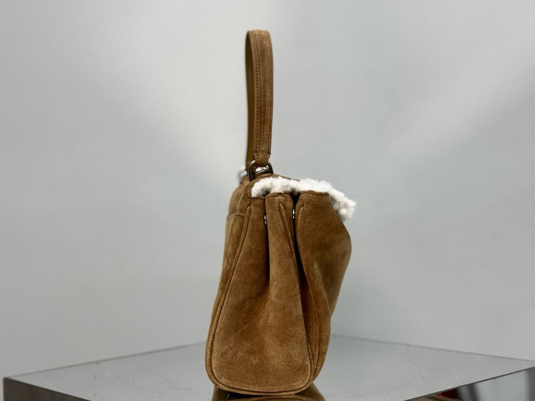 BLCG Rodeo Medium Suede Handbag 29x20x10cm
