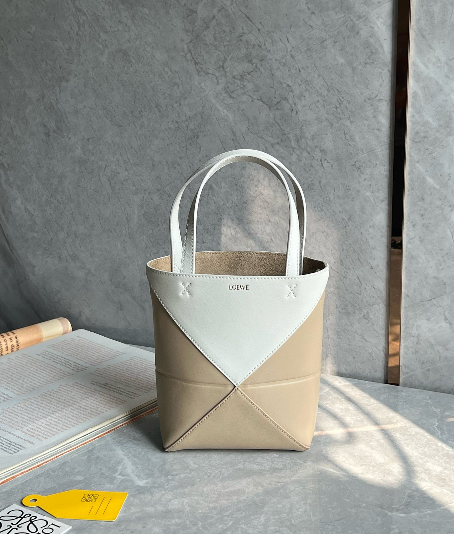 Loewe Puzzle Fold Tote Bag(20x16x9.5cm)
