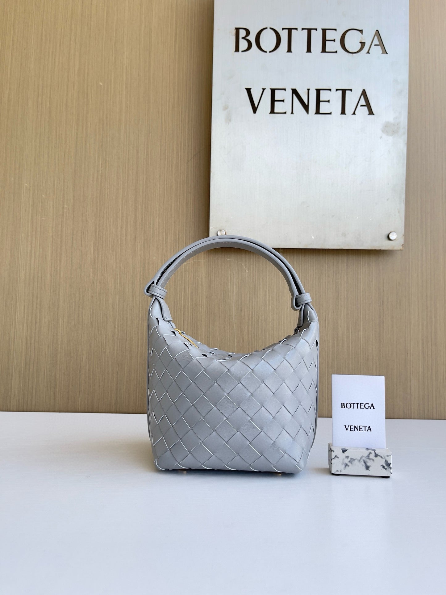 BV Wallace Mini Intrecciato Shoulder Bag
