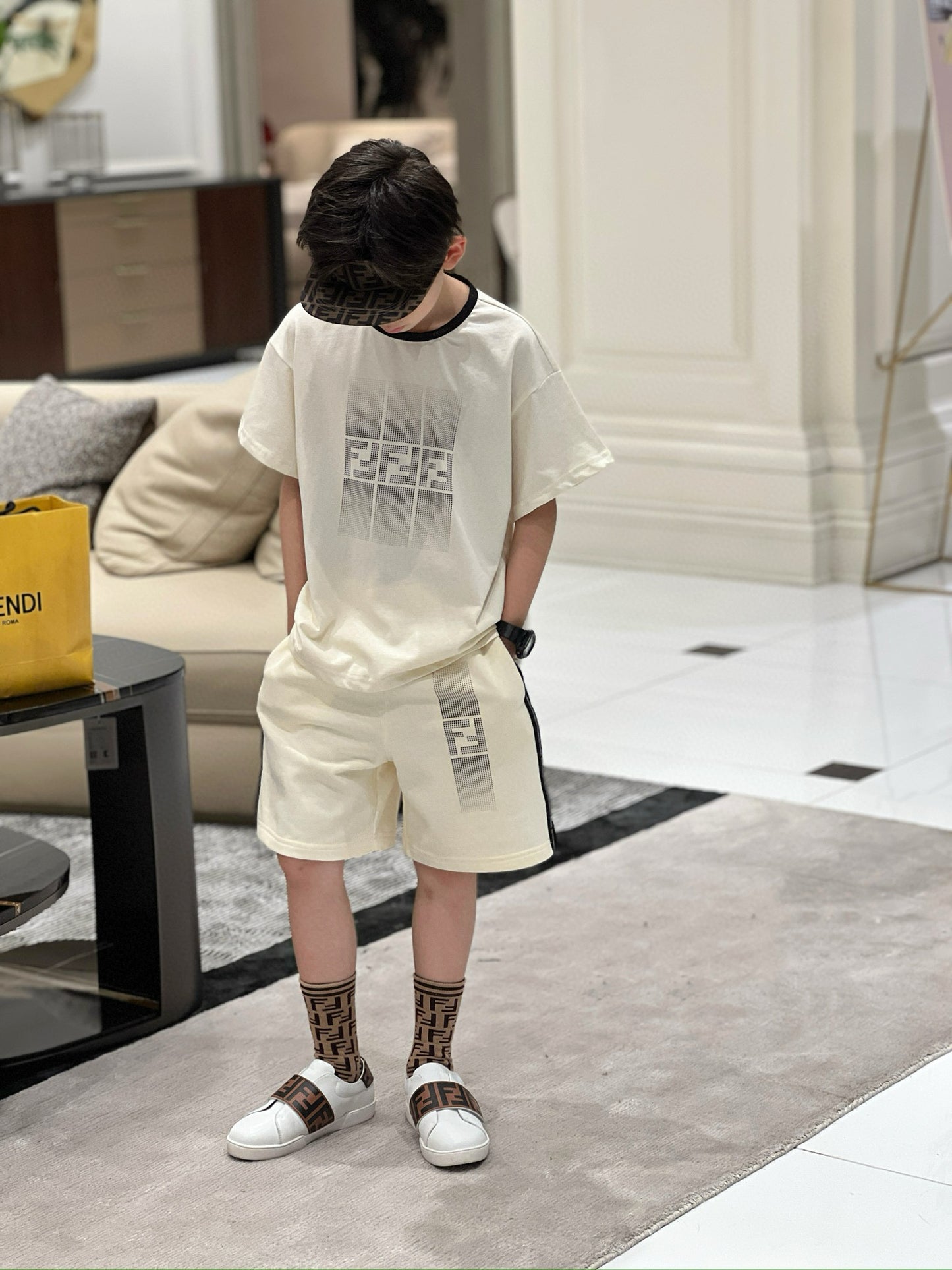 Fendi T-Shirt/Short Pant Set