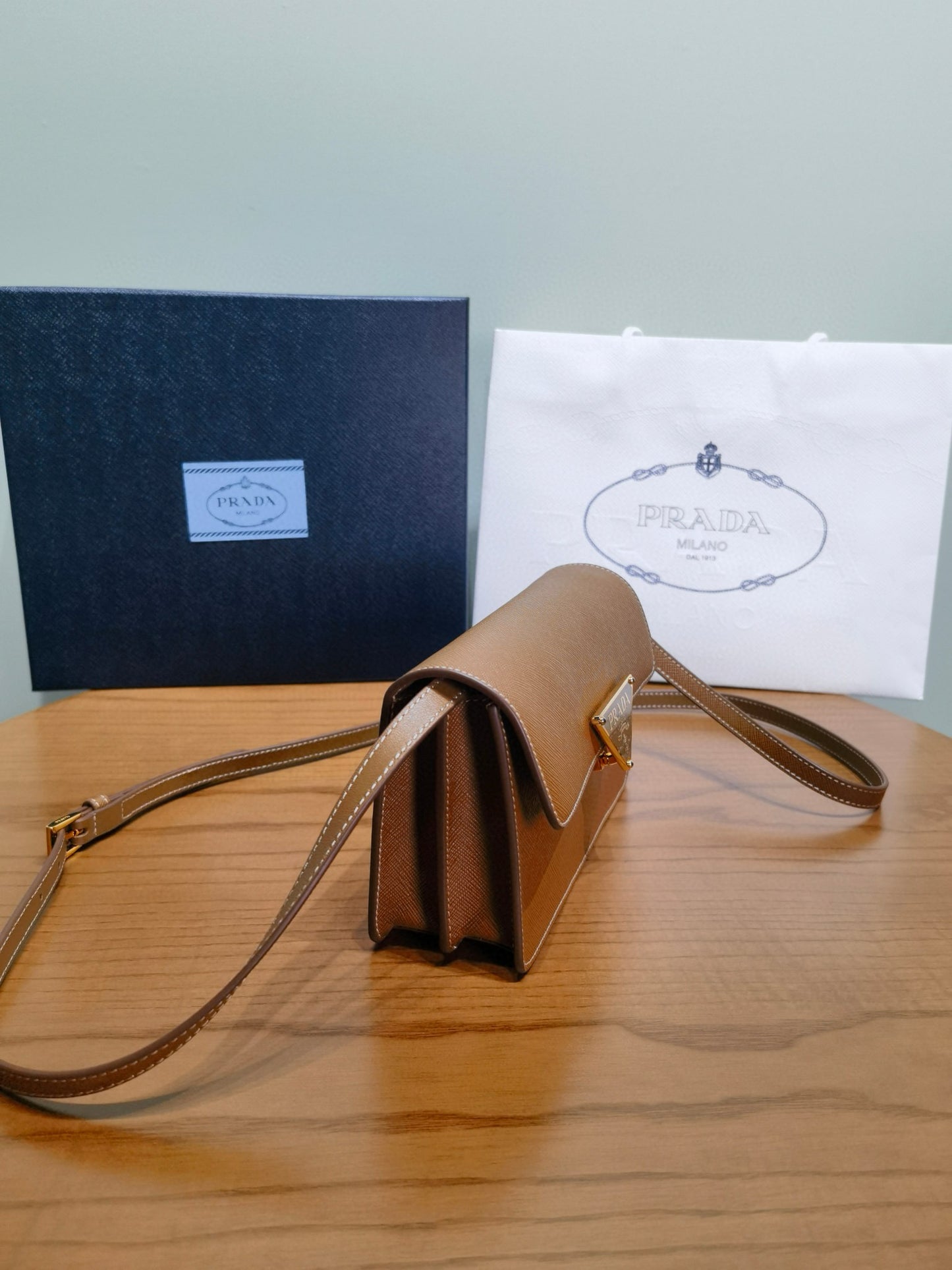 Prada Saffiano Cross Body Bag
