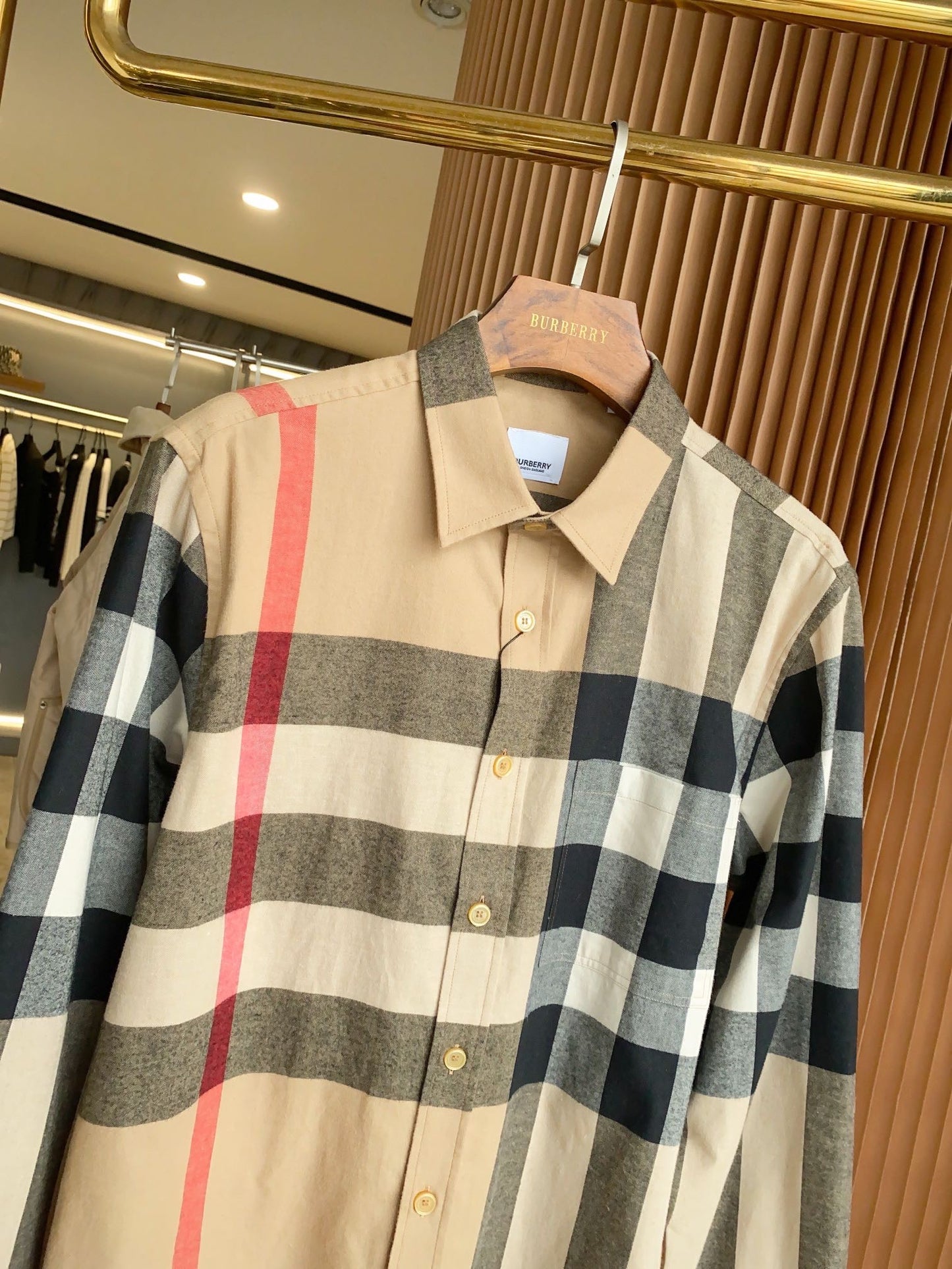 Camisa de manga larga de Burberry