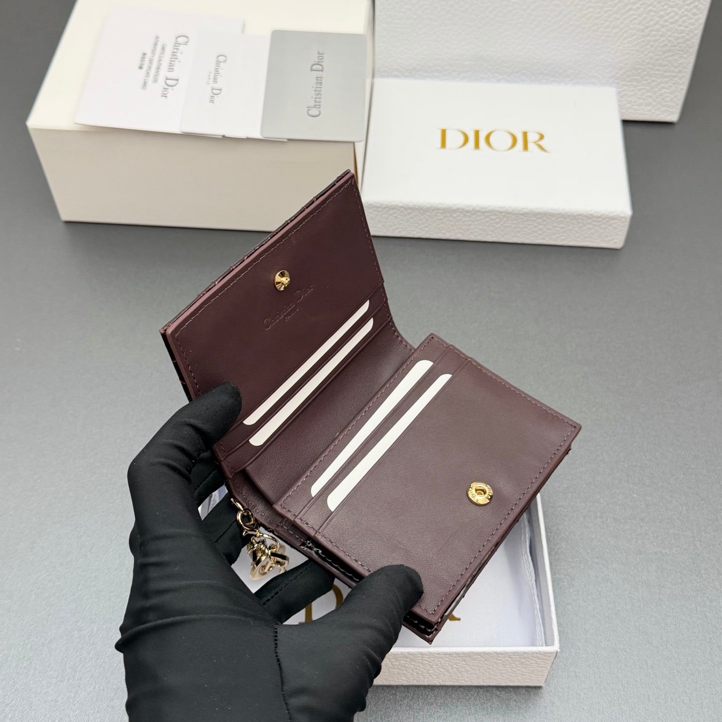 Dior Lady Gardenia Wallet
