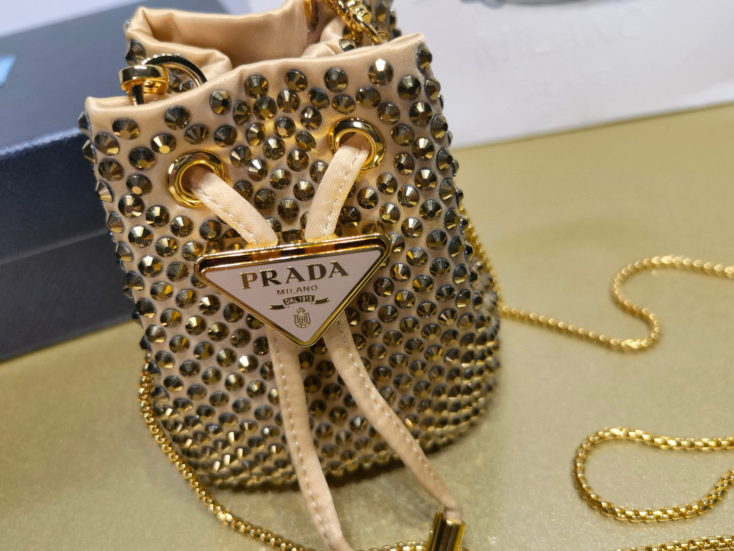 Prada Crystal Cross Body Bag Mini