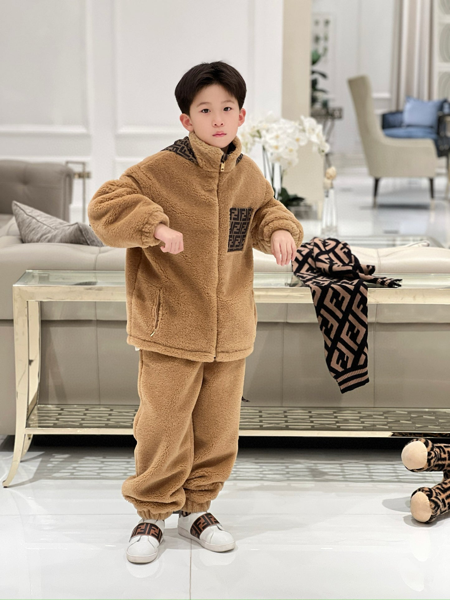 Fendi Jacket/Long Pant Set