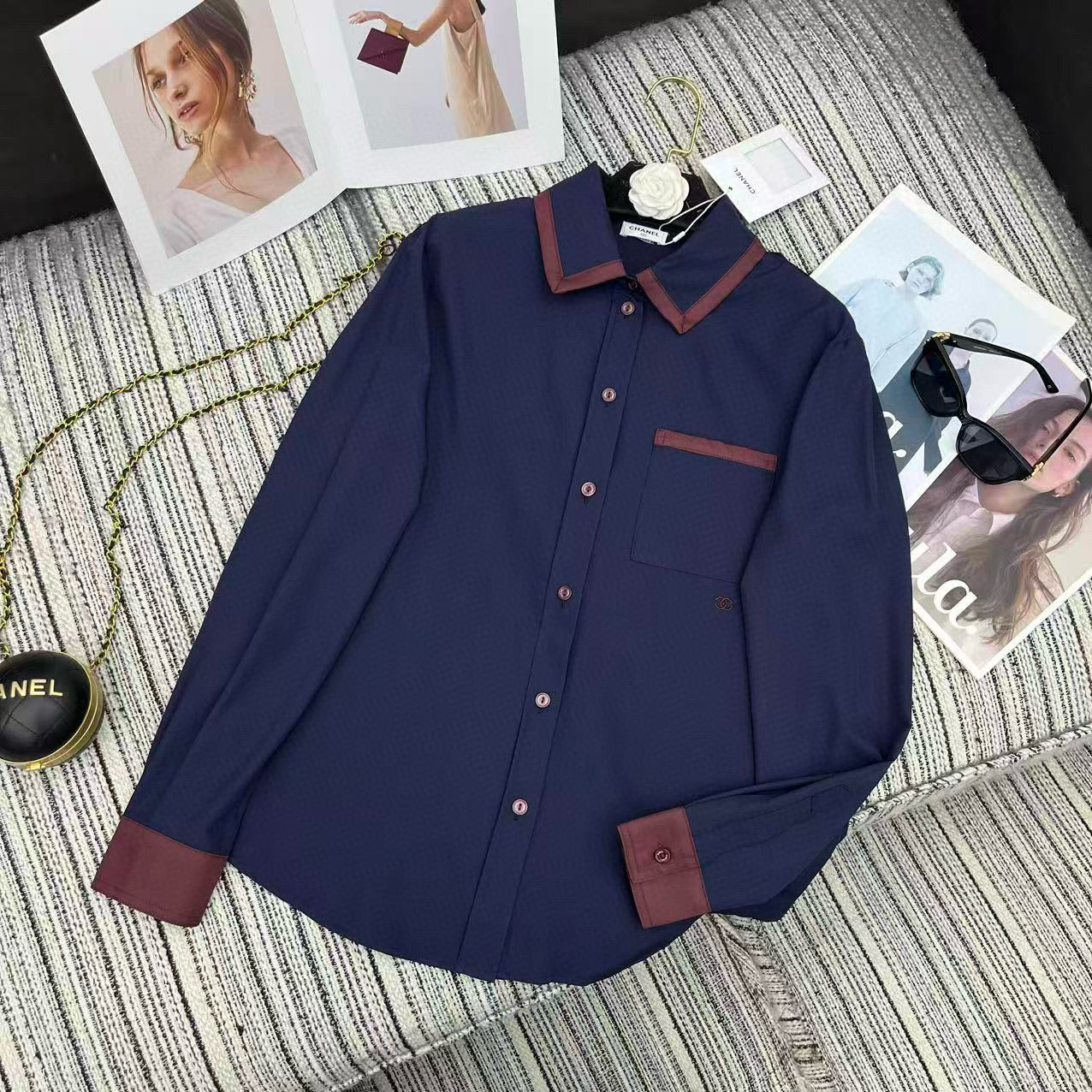 Chanel Long Sleeve Shirts
