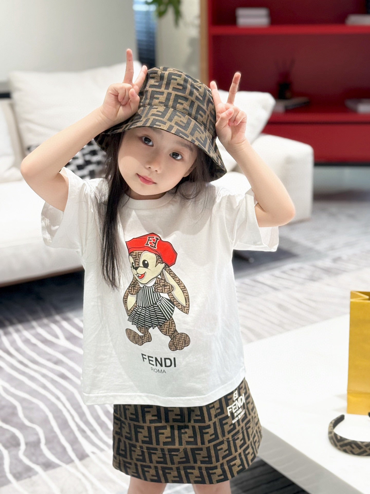 Fendi Shirt/Skirt Set