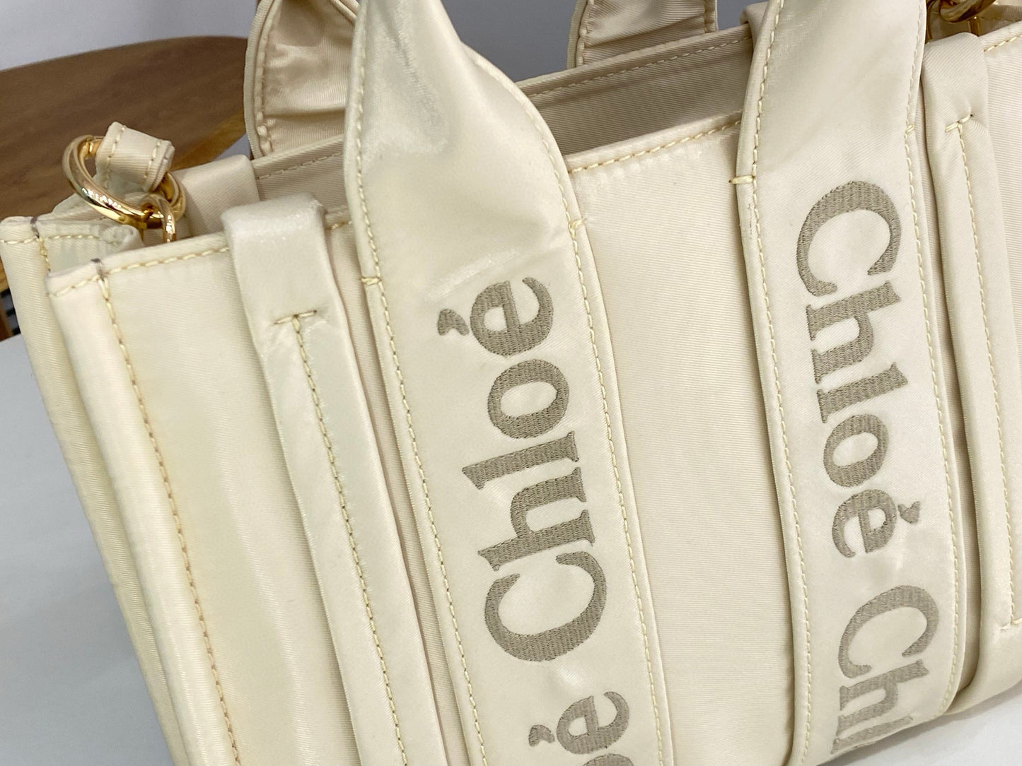 Chloe Woody Tote Bag